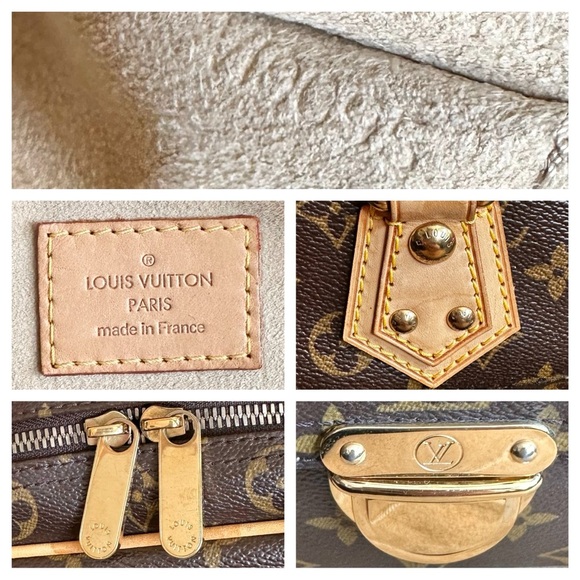 Authentic Louis Vuitton Monogram Leather Manhattan PM Satchel Bag with Dust Bag - Picture 3 of 16